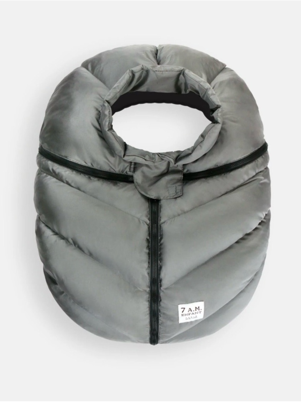 7AM Enfant Car Seat Cocoon Metallic Grey (One Size 0-12M)